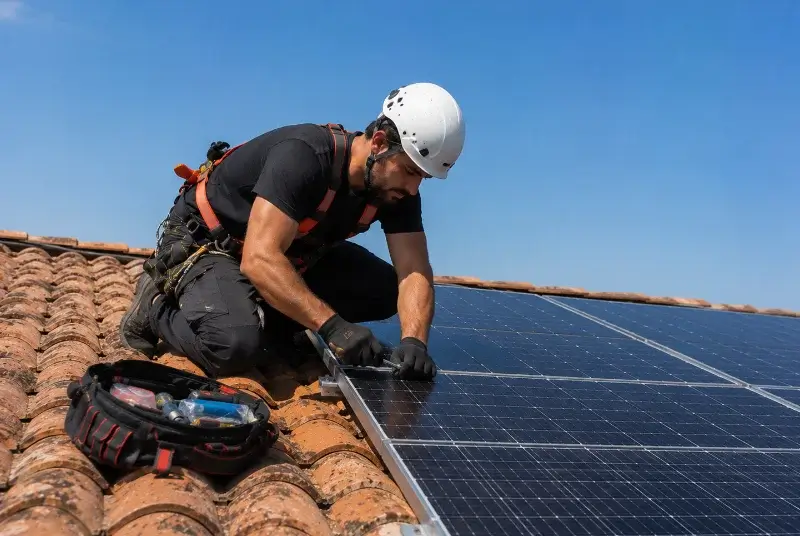 Maintenance et monitoring de panneaux solaires à Valdrôme