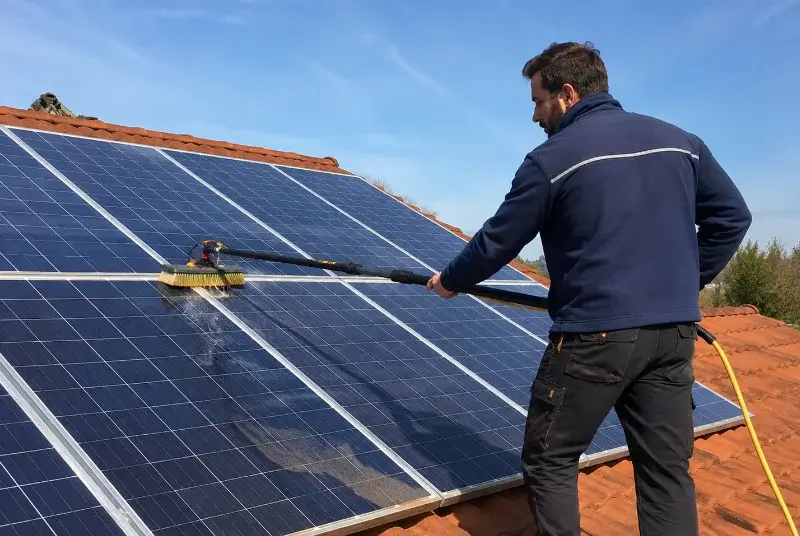 Nettoyage et entretien de panneaux solaires à Valdrôme